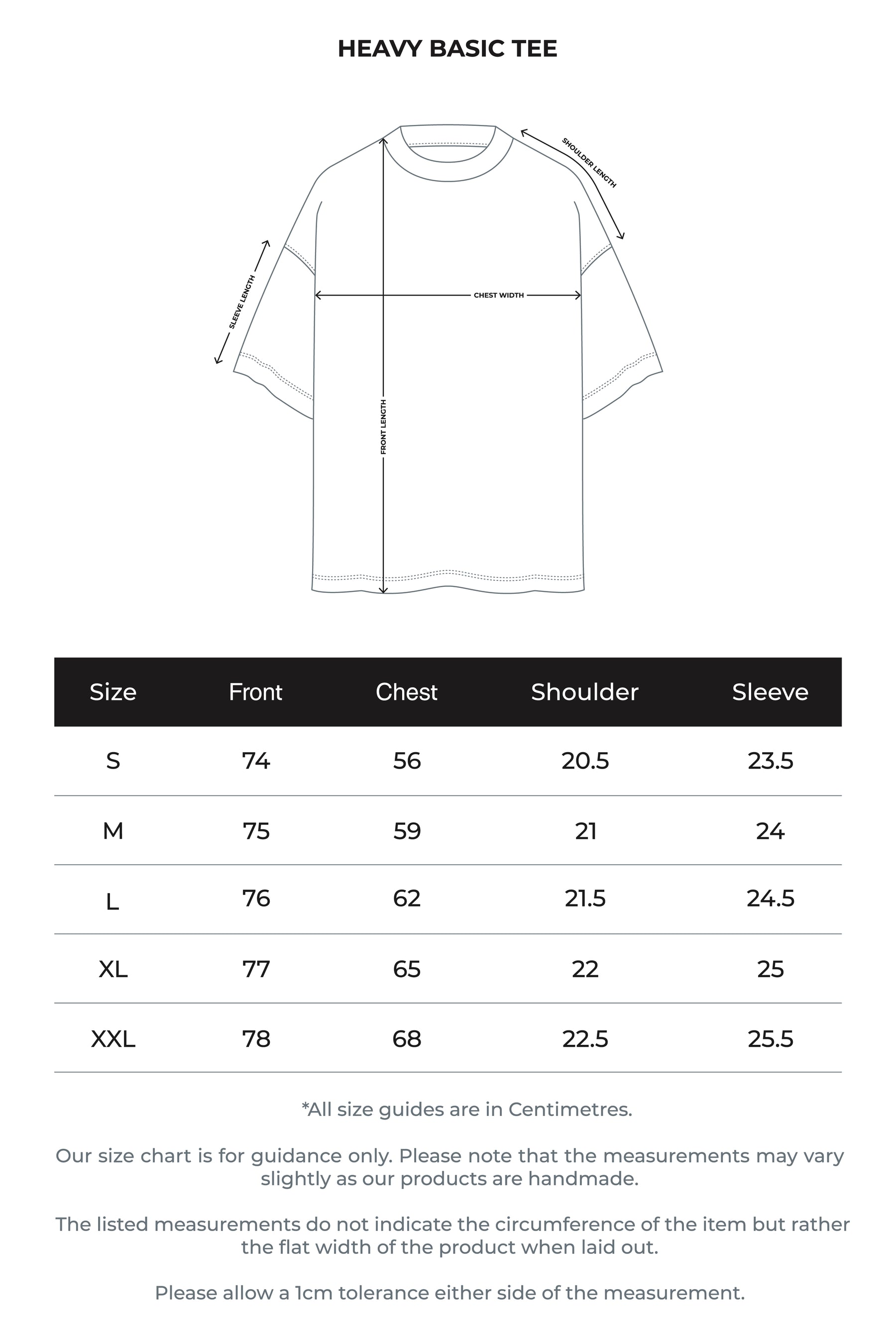 Heavy Basic Tee Washed White