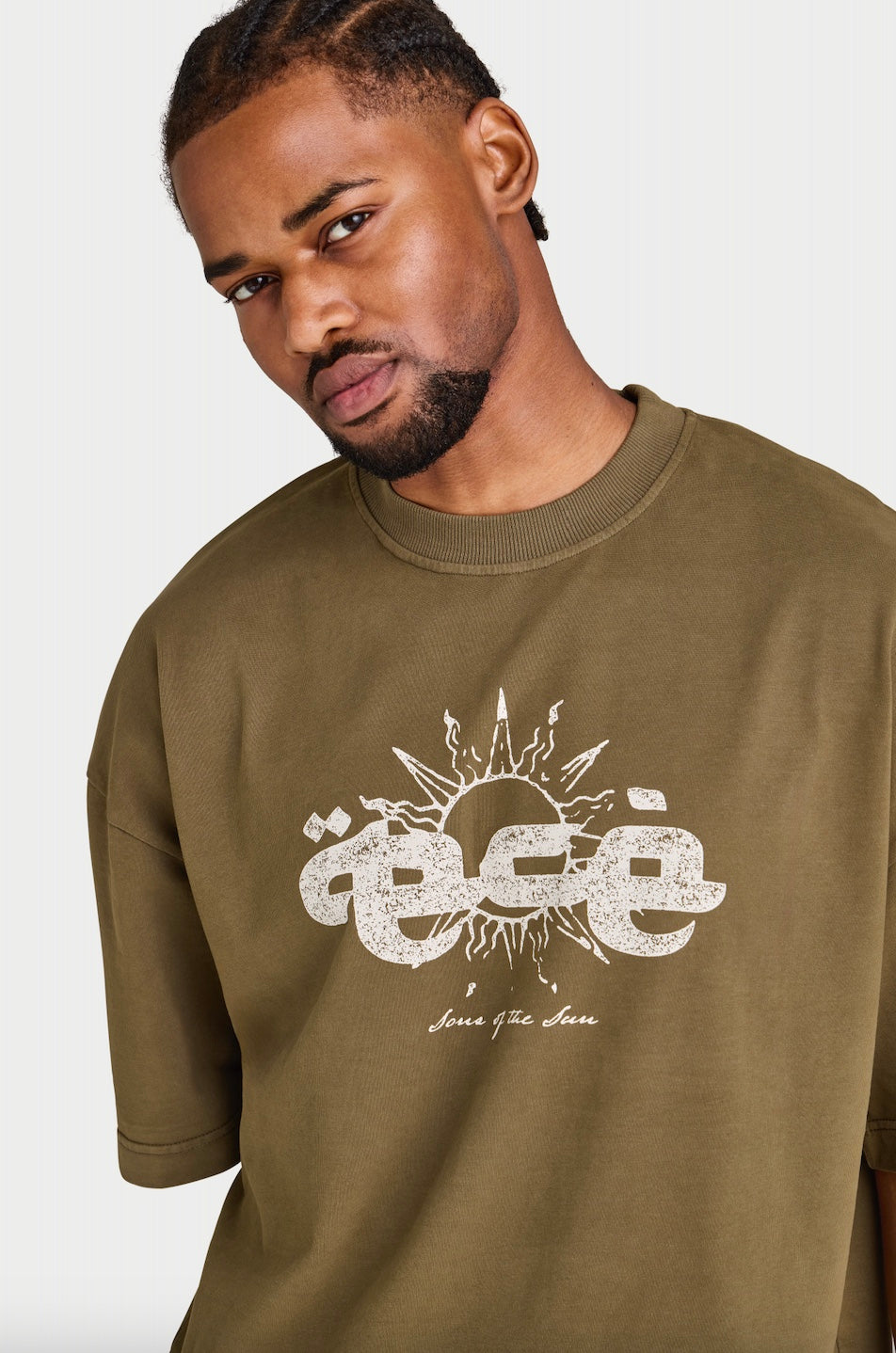 SONS OF THE SUN T SHIRT OLIVE GREEN