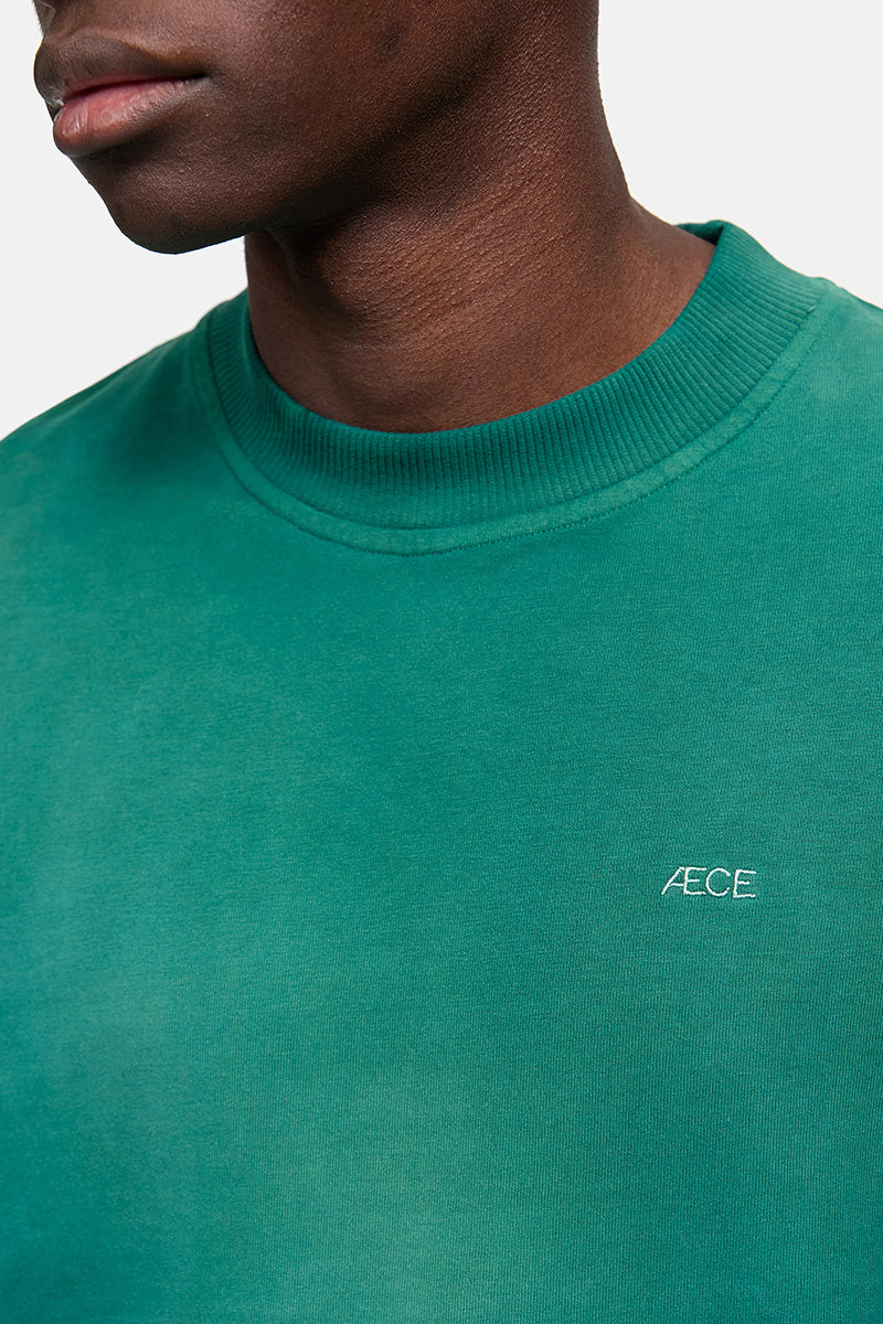 Heavy Basic Tee Sunfade Green