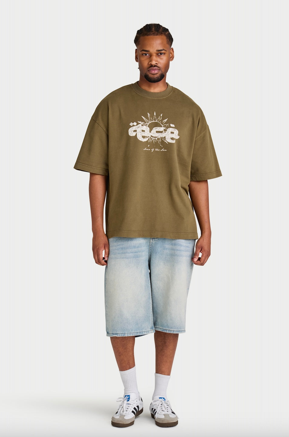 SONS OF THE SUN T SHIRT OLIVE GREEN