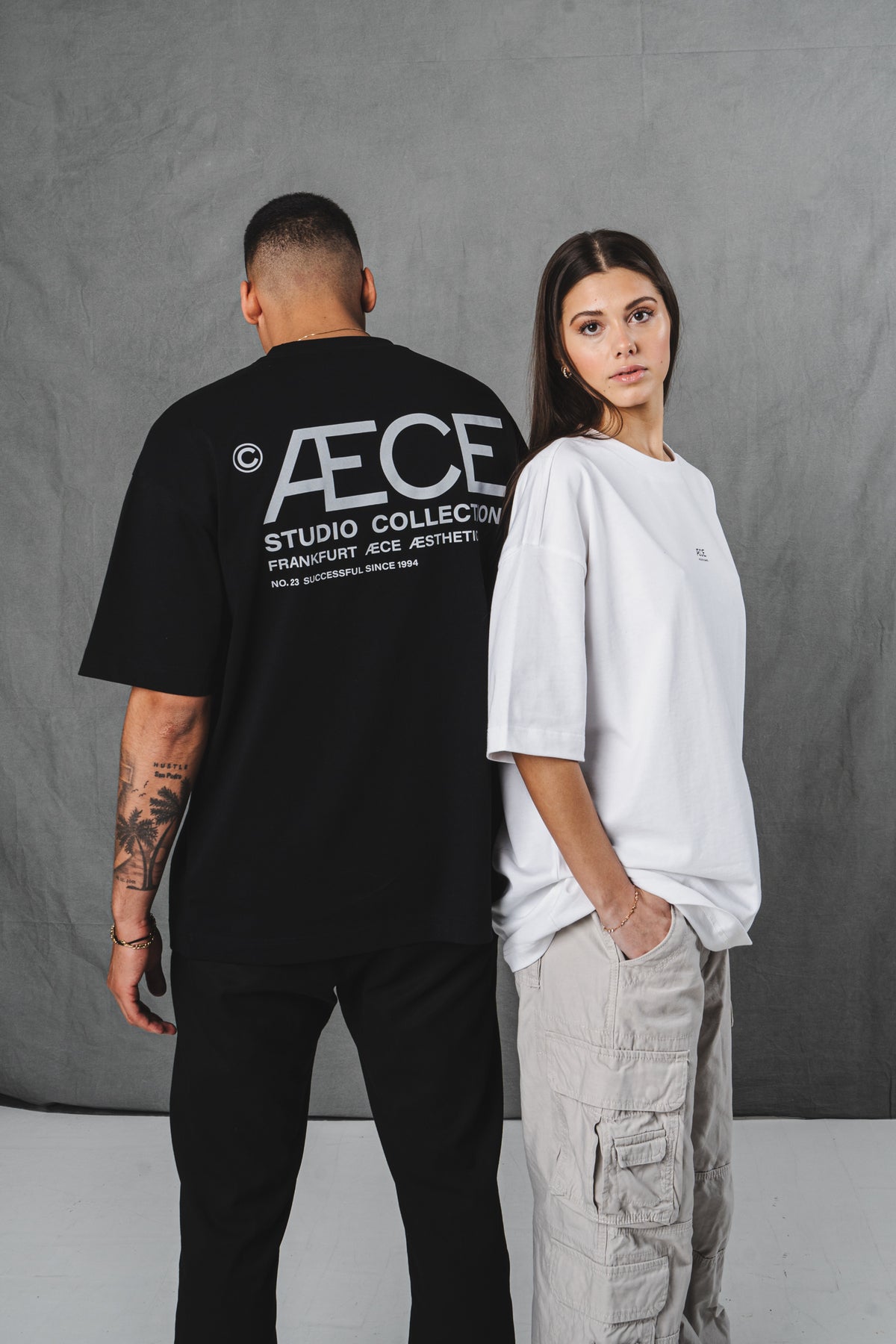 Aece Signature T-Shirt White – ÆCE Official