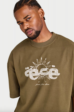 SONS OF THE SUN T SHIRT OLIVE GREEN