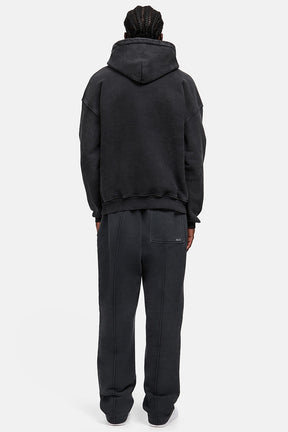 Heavy Basic Hoodie Washed Black